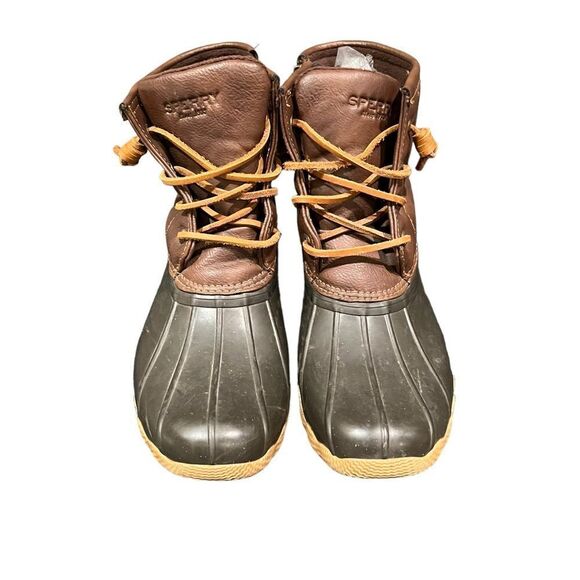 Sperry top slider girls salt water boots size 4 - Picture 2 of 10